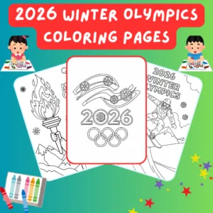 2026 Winter Olympics Coloring Pages thumbnail
