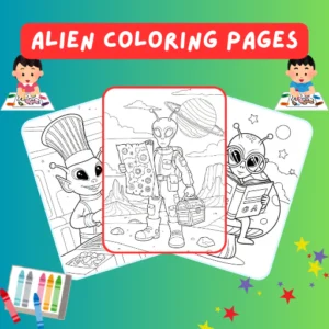 Alien Coloring Pages thumbnail