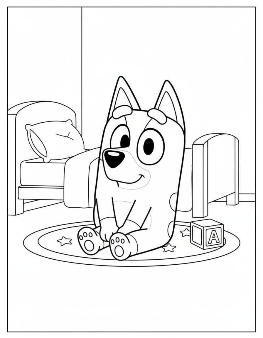 Bluey coloring pages download