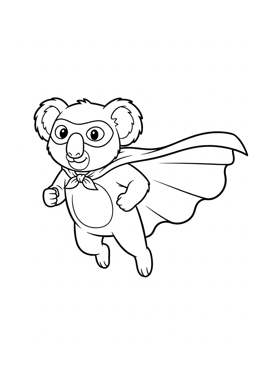 Koala coloring pages for adults
