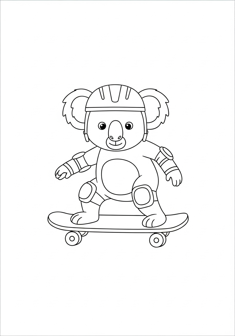 Koala coloring pages to print