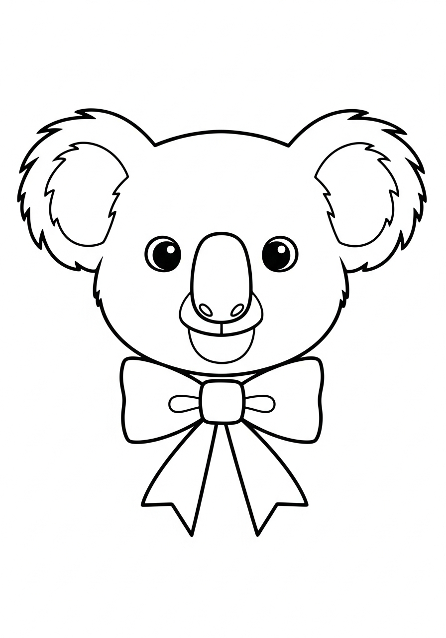 Koala images to color