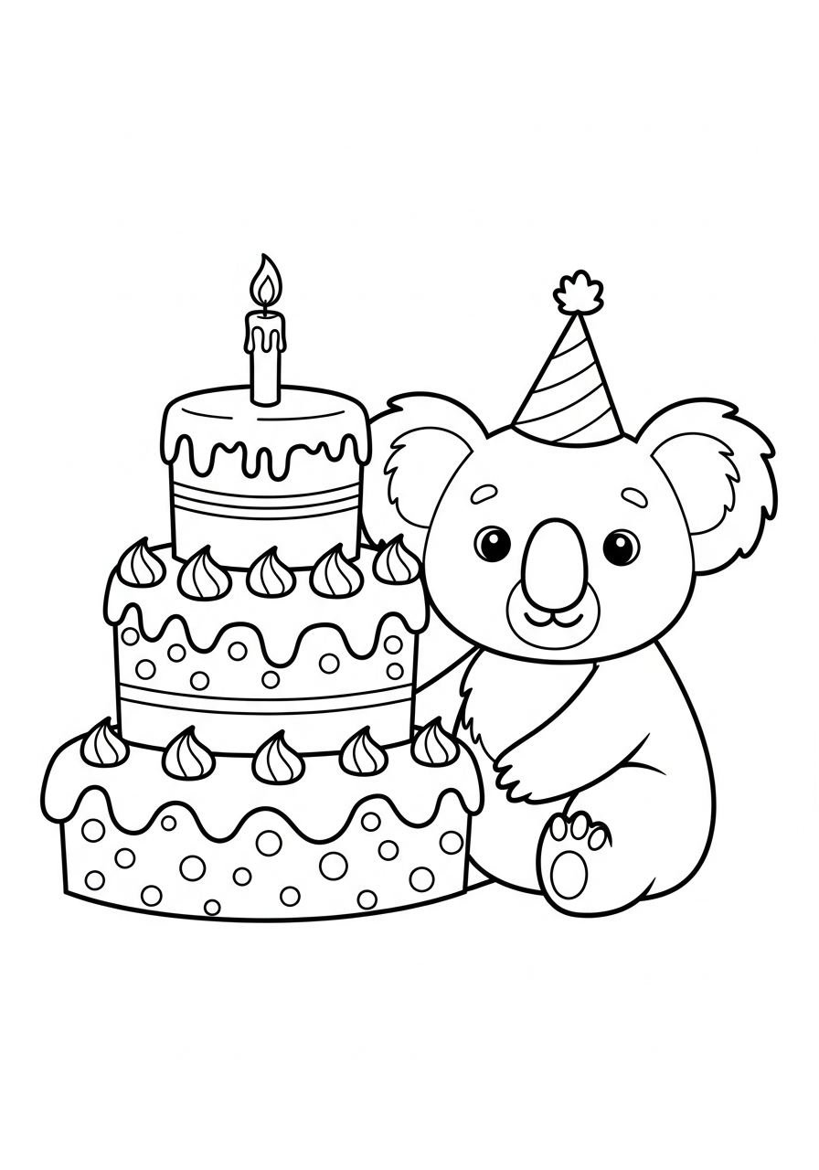 free Koala coloring pages for all ages
