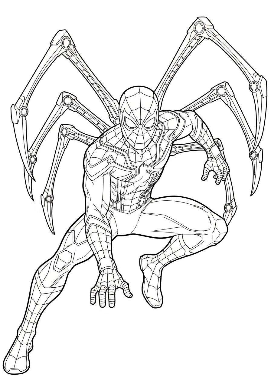 Spider-Man coloring book 1