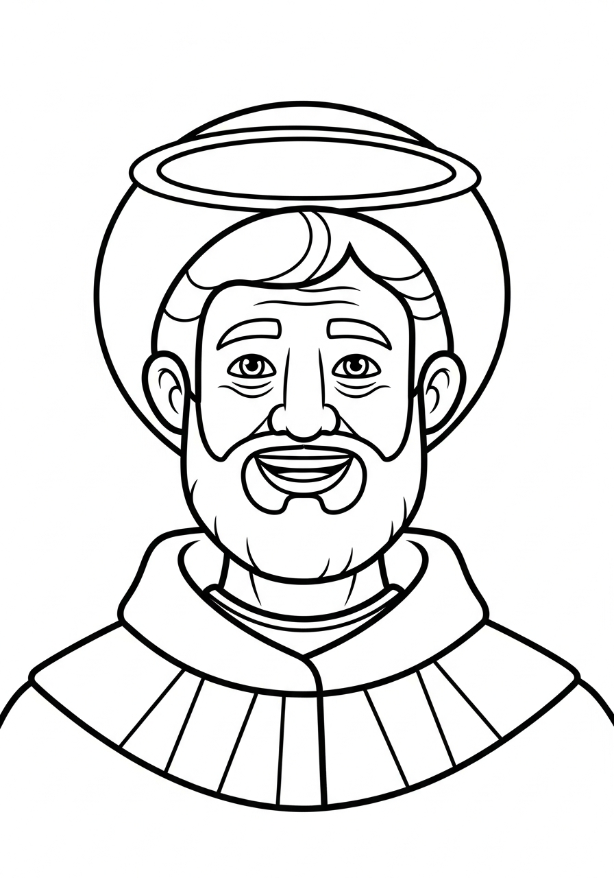 Saint Valentine coloring book pages