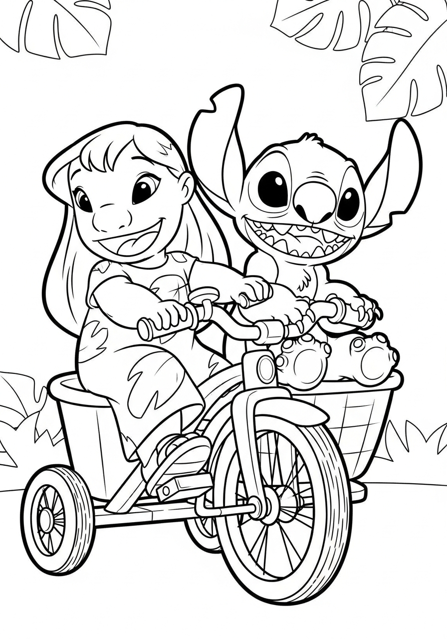 new Lilo & Stitch coloring pages