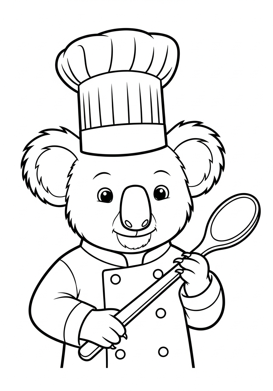 Koala coloring pictures