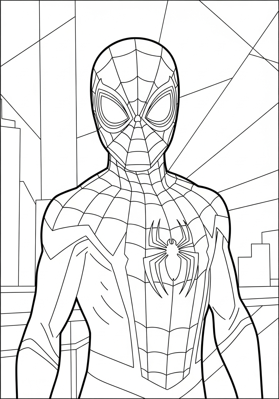 Spider-Man color page