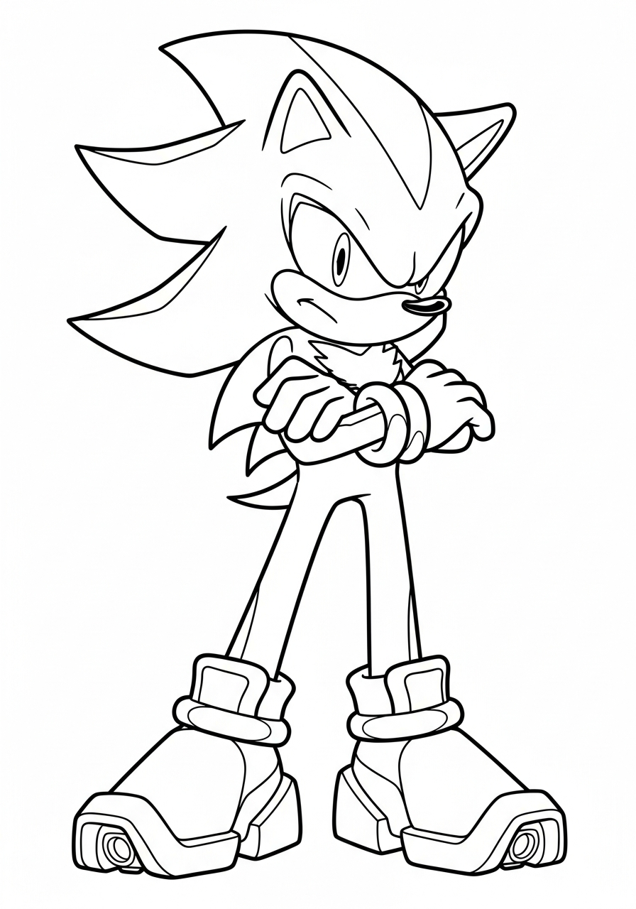 Sonic coloring pages advanced