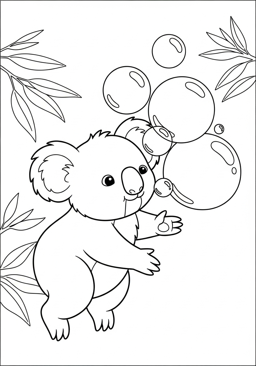 free Koala coloring sheets