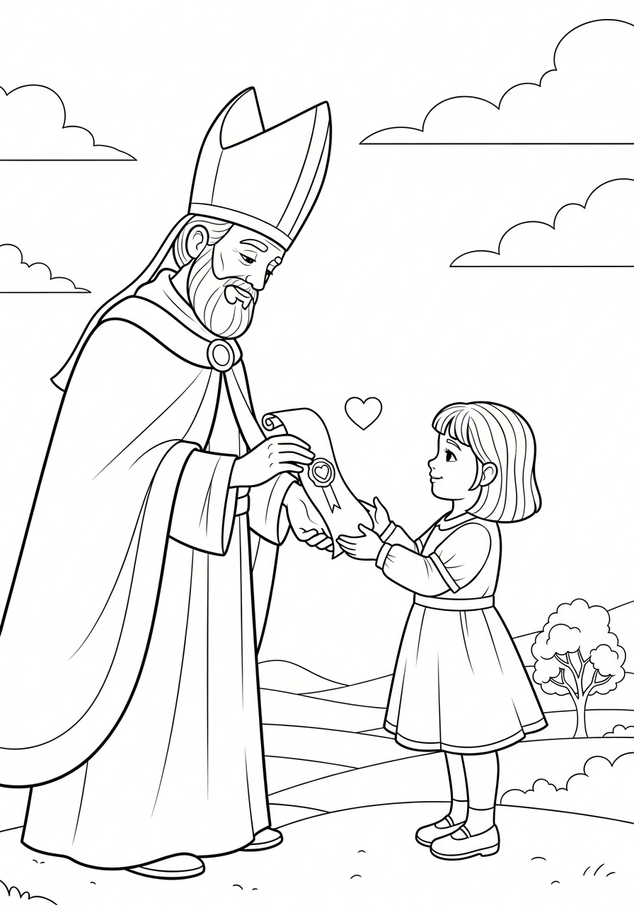 Saint Valentine coloring pages hard