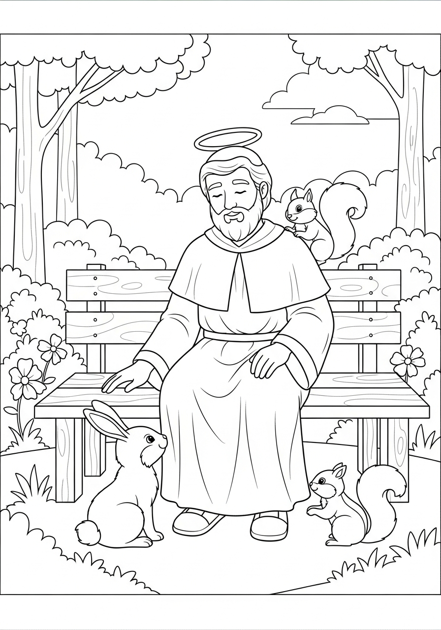 free Saint Valentine coloring pages for all ages