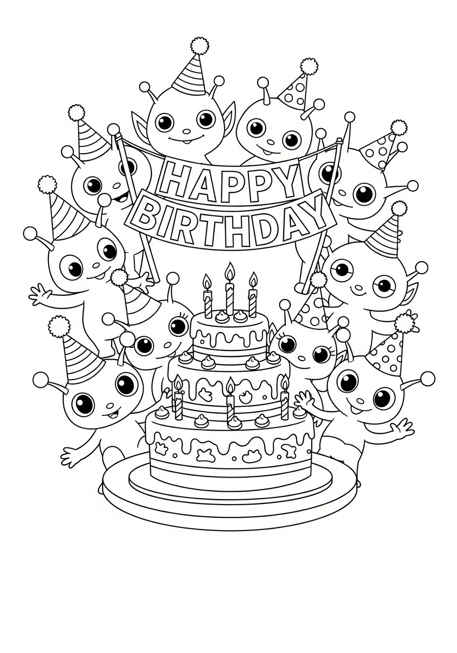 best alien coloring pages