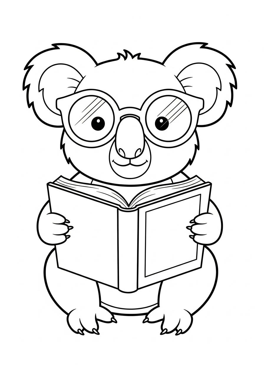 free coloring page Koala