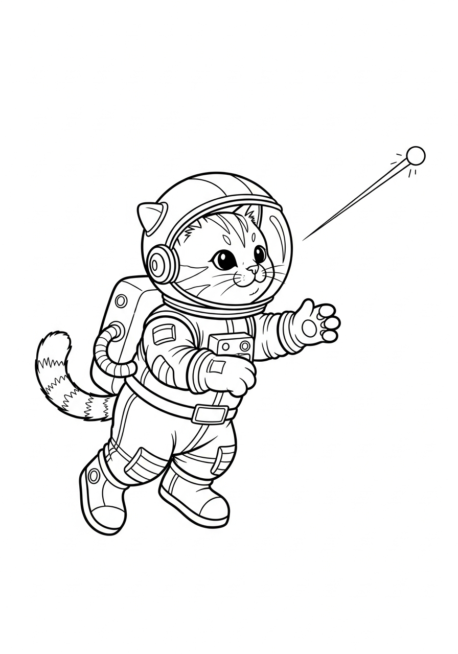 astronaut template for coloring