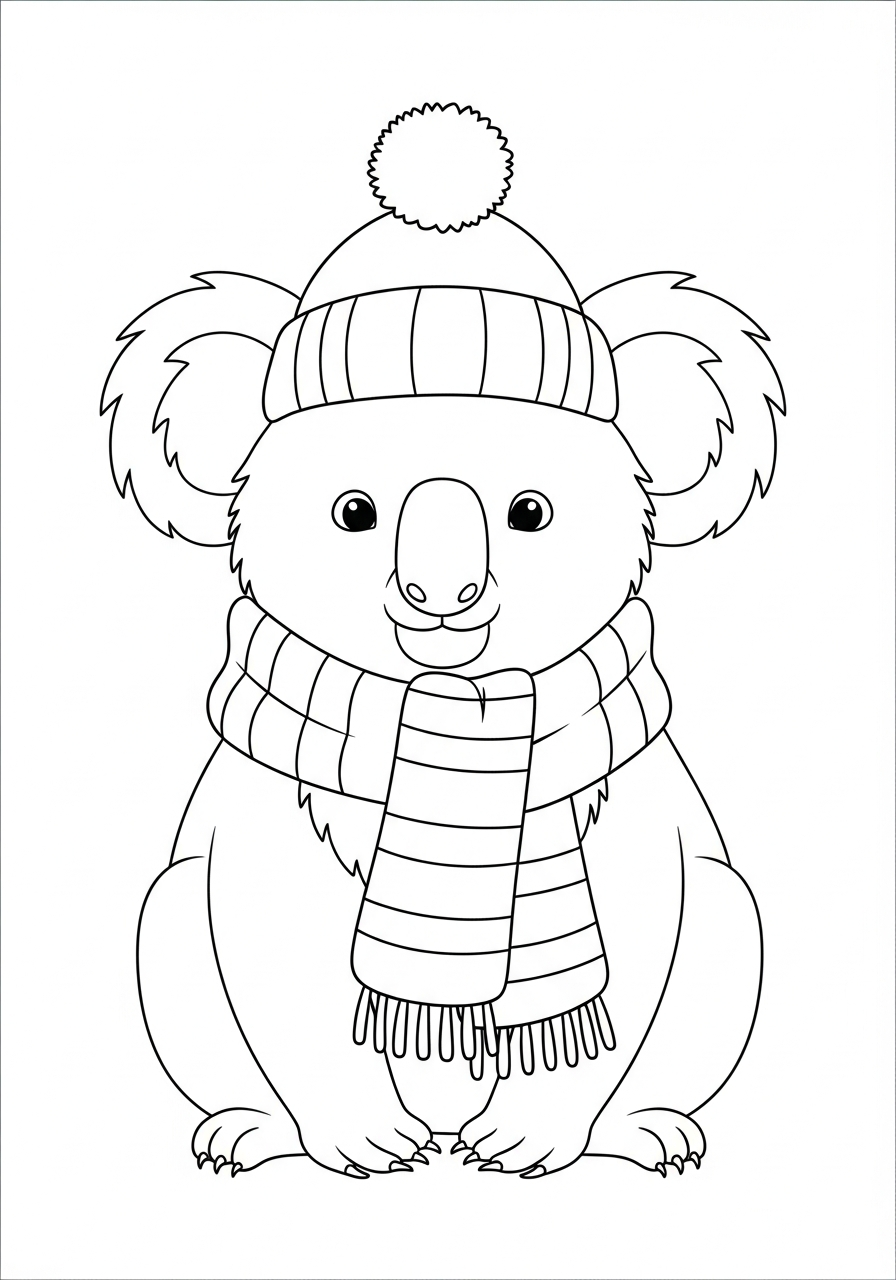coloring page of Koala 1