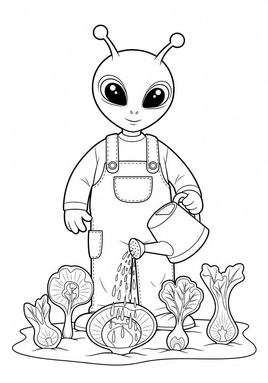 alien coloring pages for printing 1